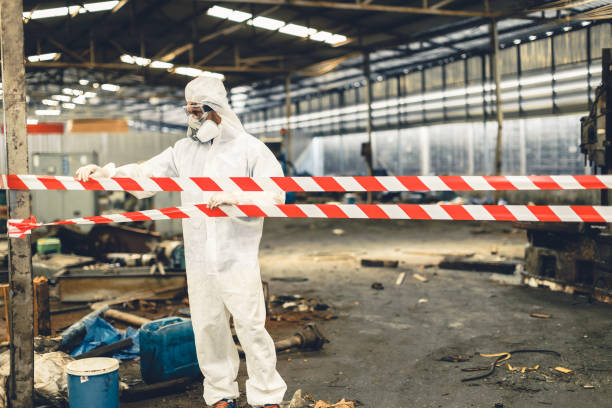 Professional Biohazard technician working in North Bridgton, ME